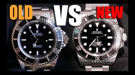 rolex submariner old vs new|rolex submariner watch new cost.